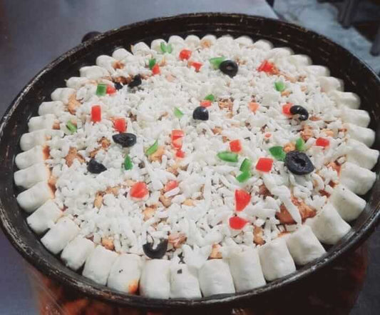 Kabab crust pizza - Aatama