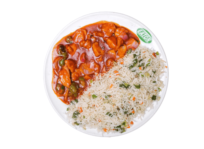 CHICKEN SHASHLIK WITH RICE